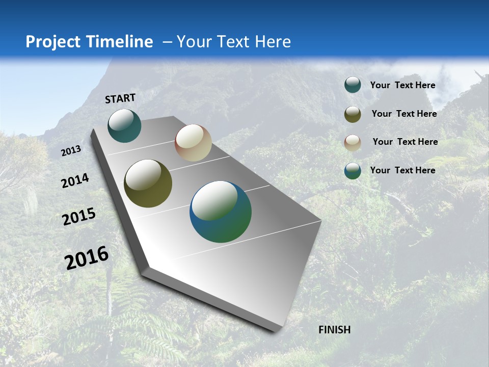 View Hike Piton PowerPoint Template
