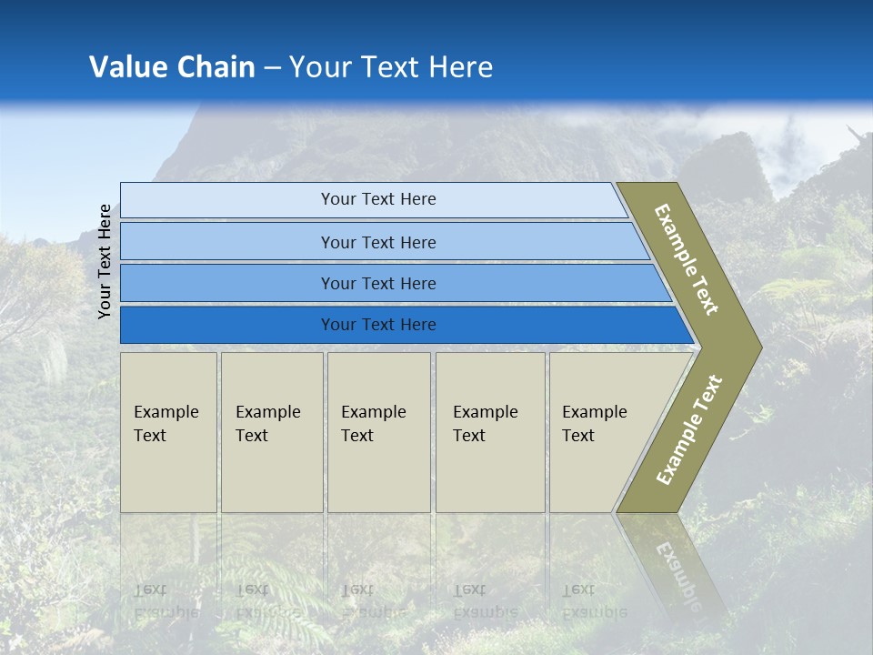 View Hike Piton PowerPoint Template