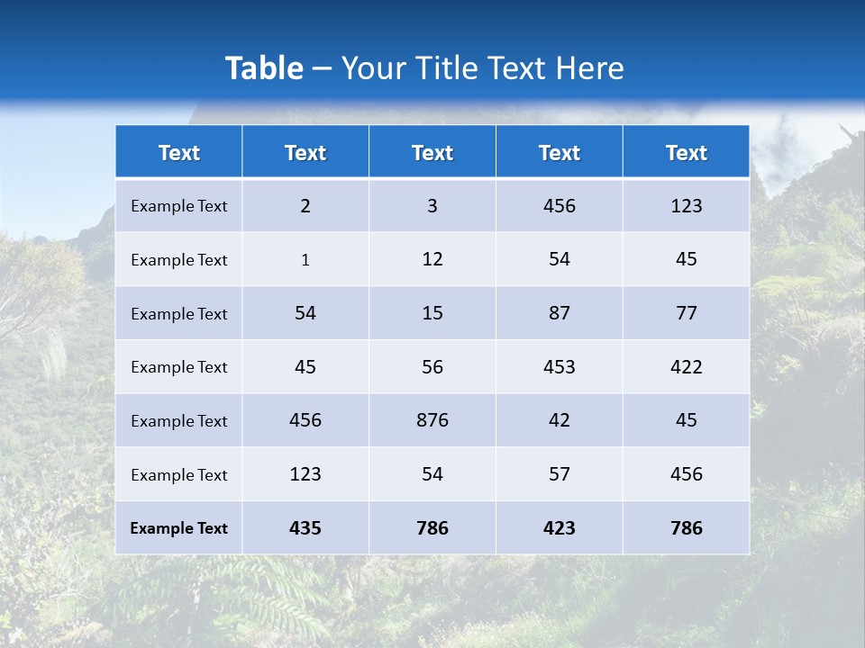 View Hike Piton PowerPoint Template