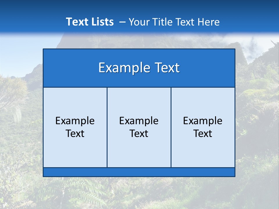 View Hike Piton PowerPoint Template