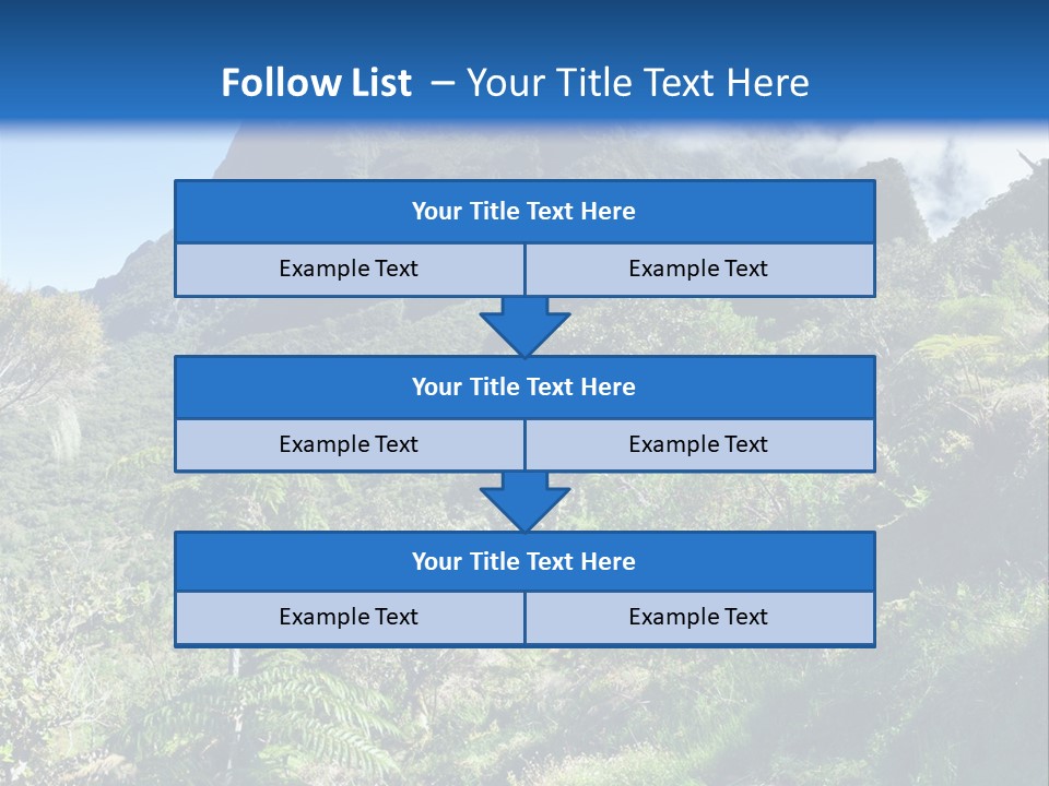 View Hike Piton PowerPoint Template
