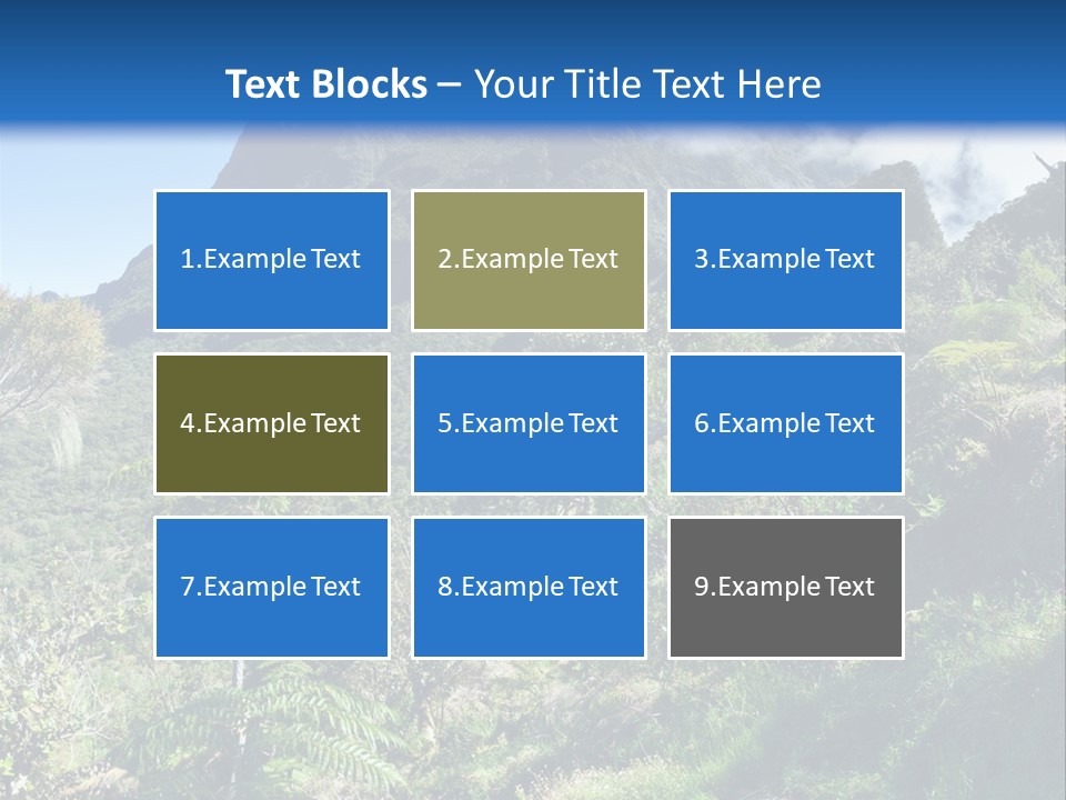 View Hike Piton PowerPoint Template