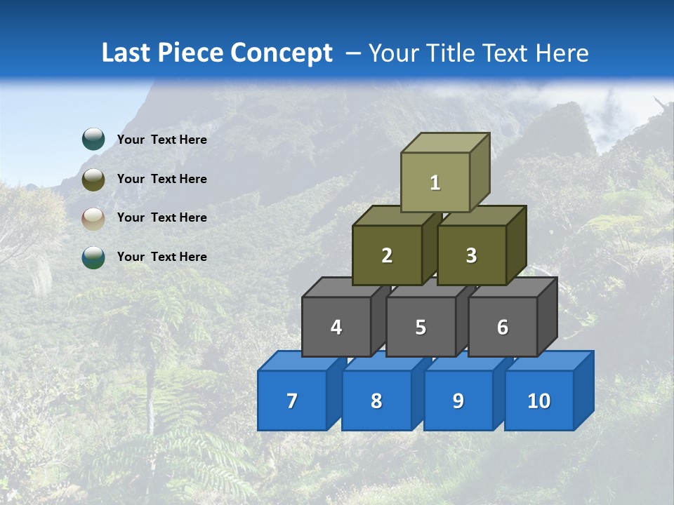 View Hike Piton PowerPoint Template