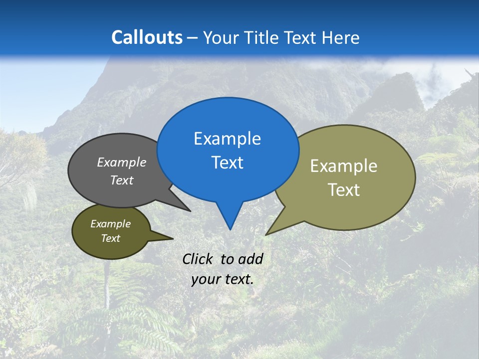 View Hike Piton PowerPoint Template