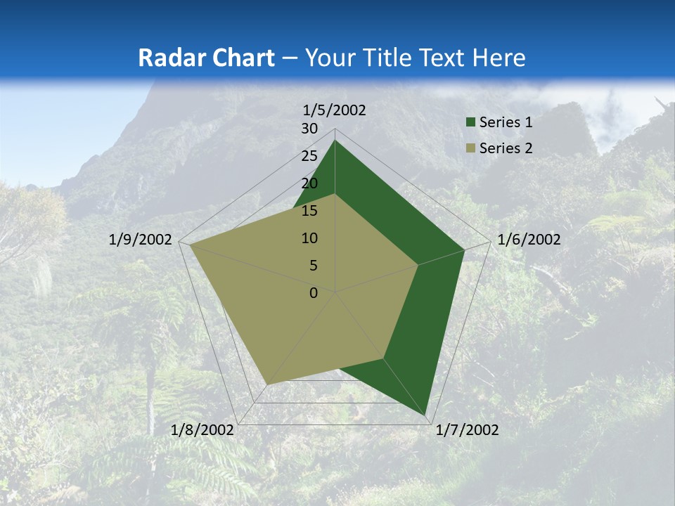 View Hike Piton PowerPoint Template