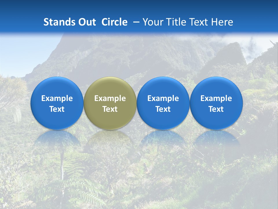 View Hike Piton PowerPoint Template