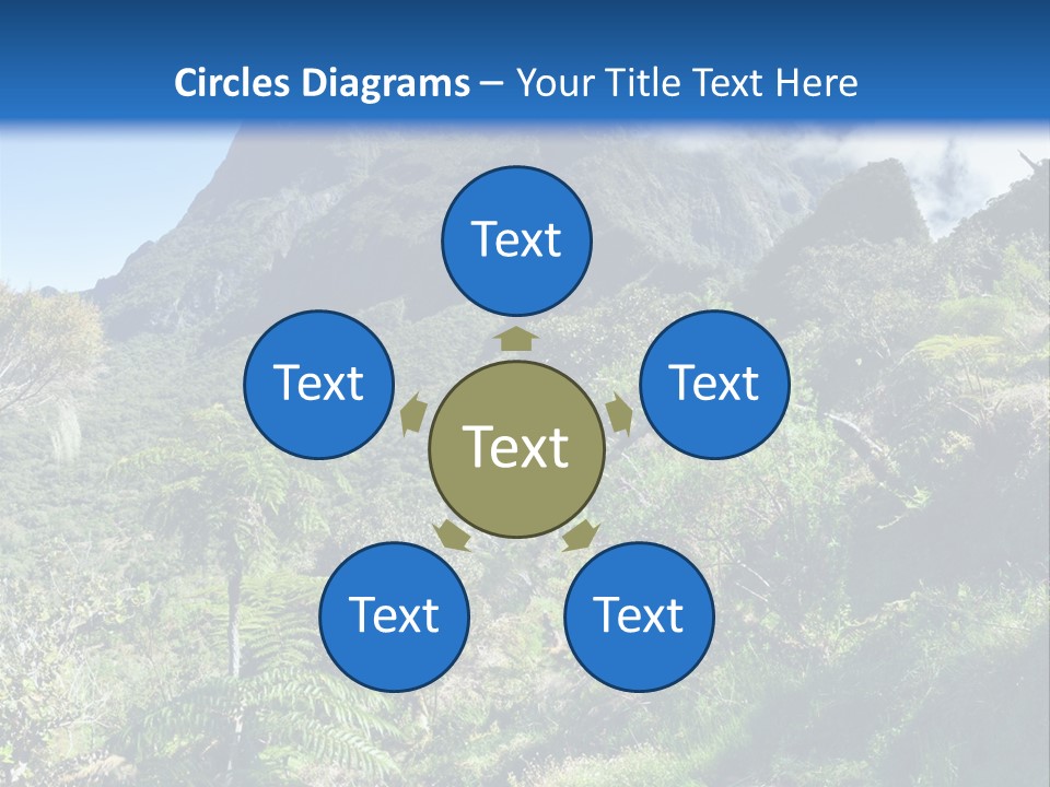 View Hike Piton PowerPoint Template