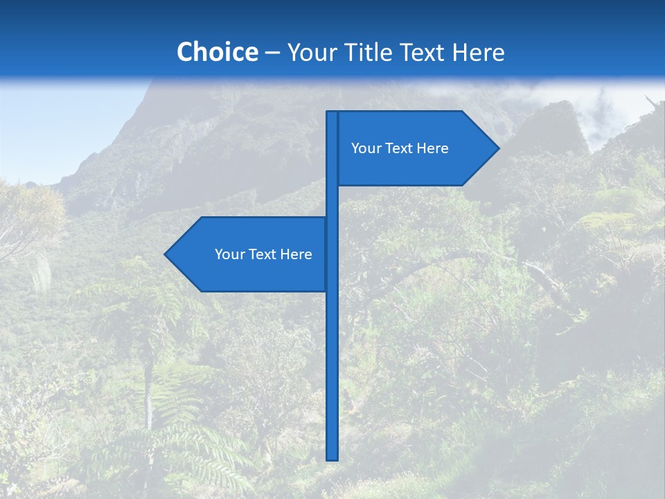 View Hike Piton PowerPoint Template