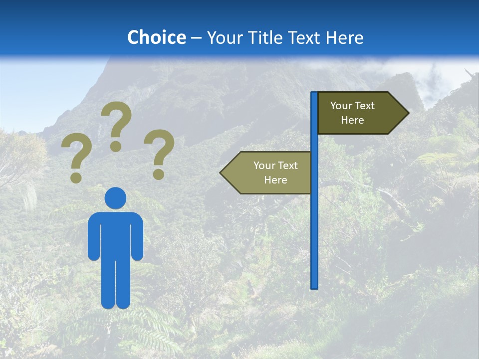 View Hike Piton PowerPoint Template
