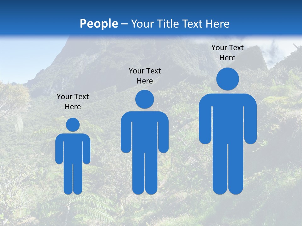 View Hike Piton PowerPoint Template