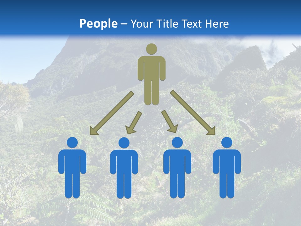 View Hike Piton PowerPoint Template