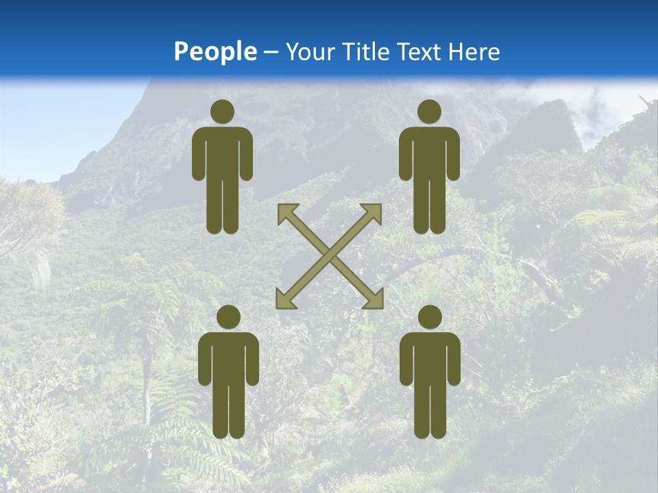 View Hike Piton PowerPoint Template