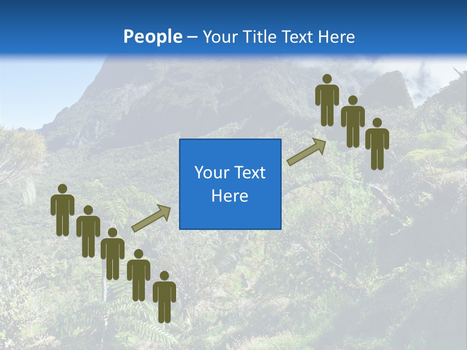 View Hike Piton PowerPoint Template