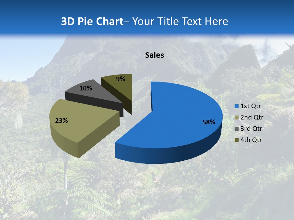 View Hike Piton PowerPoint Template