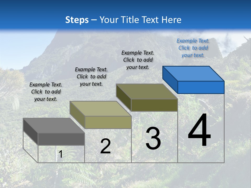 View Hike Piton PowerPoint Template