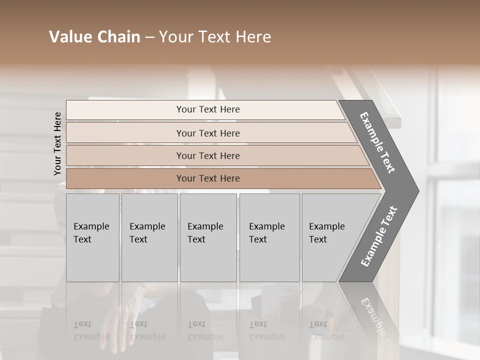 Depression One Person Waiting PowerPoint Template