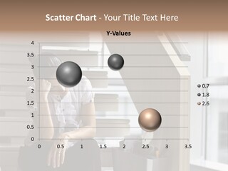 Depression One Person Waiting PowerPoint Template