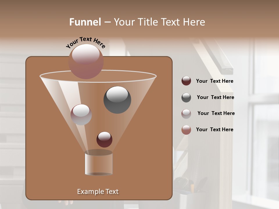 Depression One Person Waiting PowerPoint Template