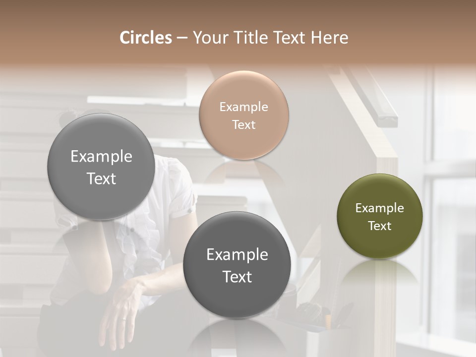 Depression One Person Waiting PowerPoint Template