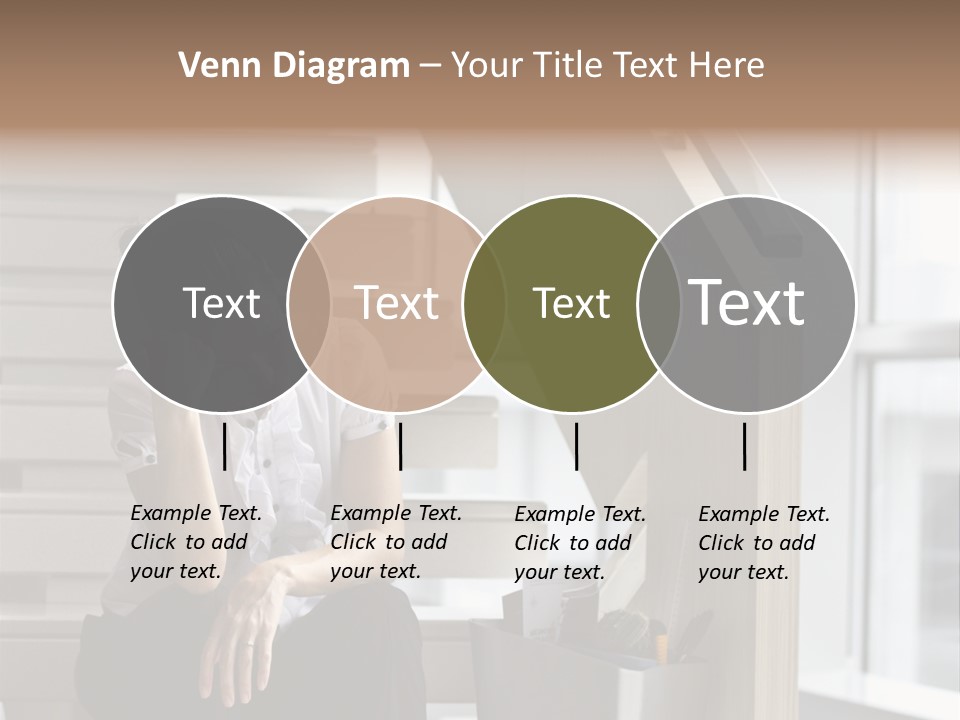 Depression One Person Waiting PowerPoint Template