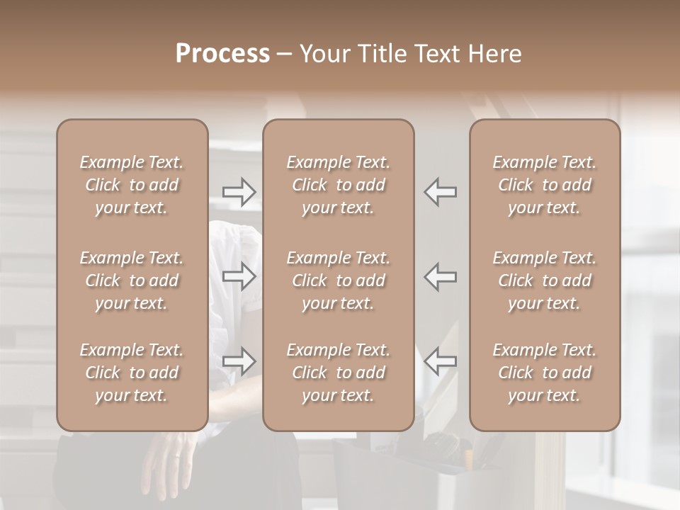 Depression One Person Waiting PowerPoint Template