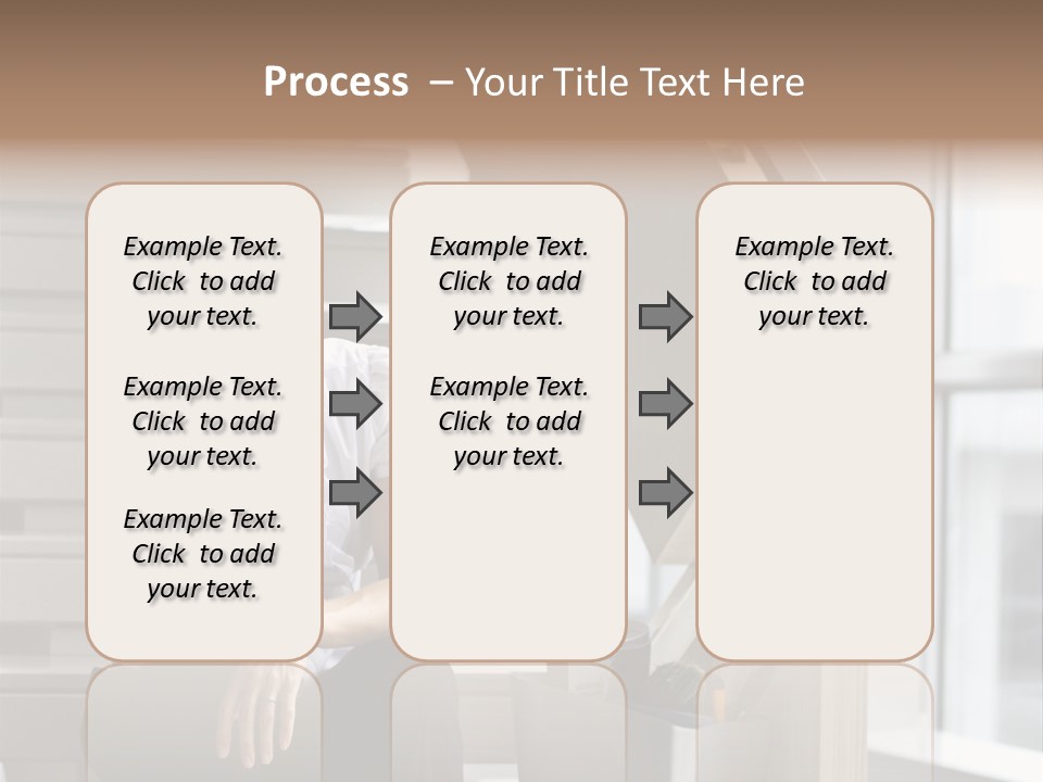 Depression One Person Waiting PowerPoint Template