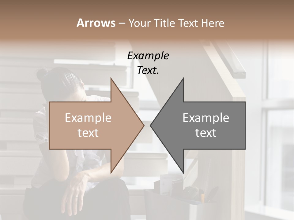 Depression One Person Waiting PowerPoint Template