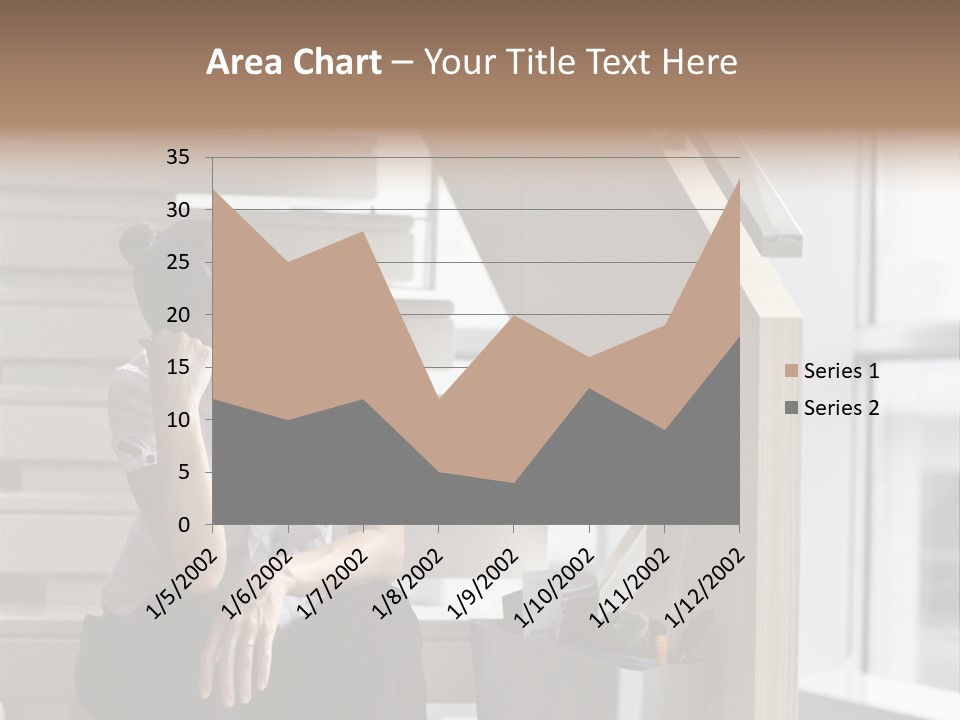 Depression One Person Waiting PowerPoint Template