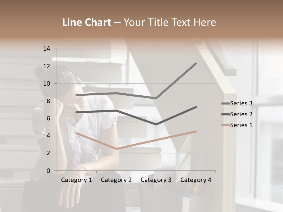Depression One Person Waiting PowerPoint Template