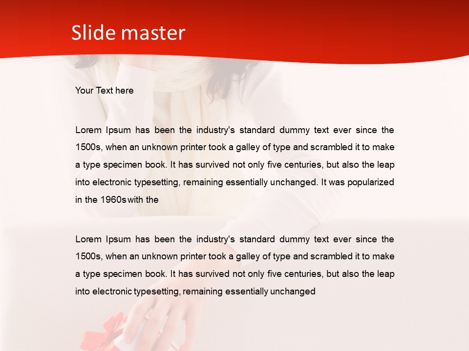 Hat Seasonal People PowerPoint Template