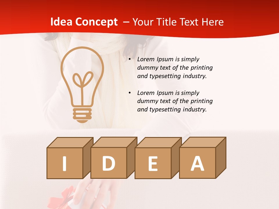 Hat Seasonal People PowerPoint Template