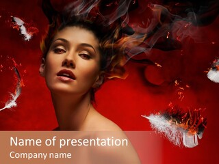 Adult Fantasy Beautiful PowerPoint Template