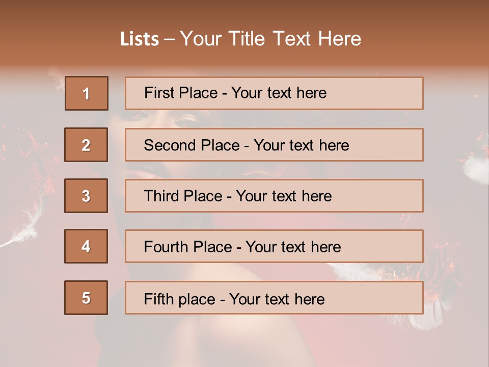 Adult Fantasy Beautiful PowerPoint Template