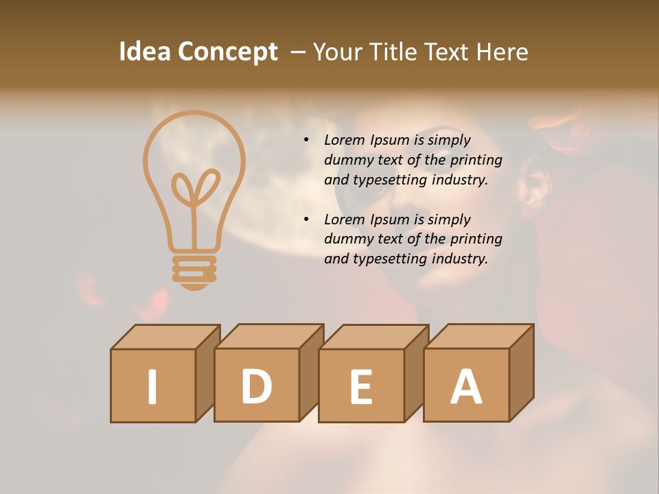 Seasonal Devil Wicked PowerPoint Template