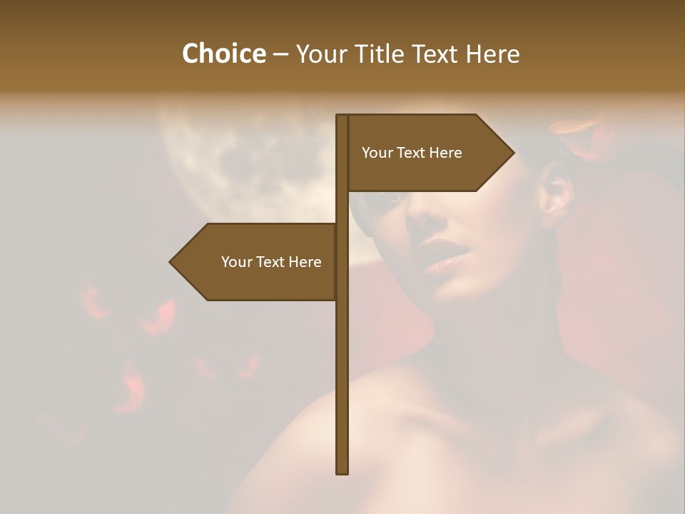 Seasonal Devil Wicked PowerPoint Template