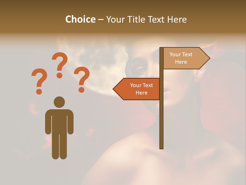 Seasonal Devil Wicked PowerPoint Template