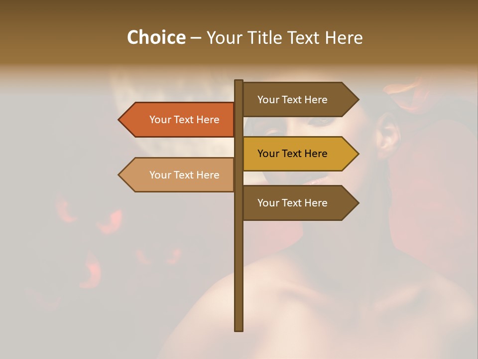 Seasonal Devil Wicked PowerPoint Template
