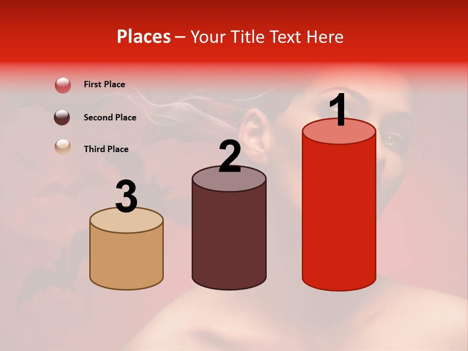 Caucasian Cruel Female PowerPoint Template