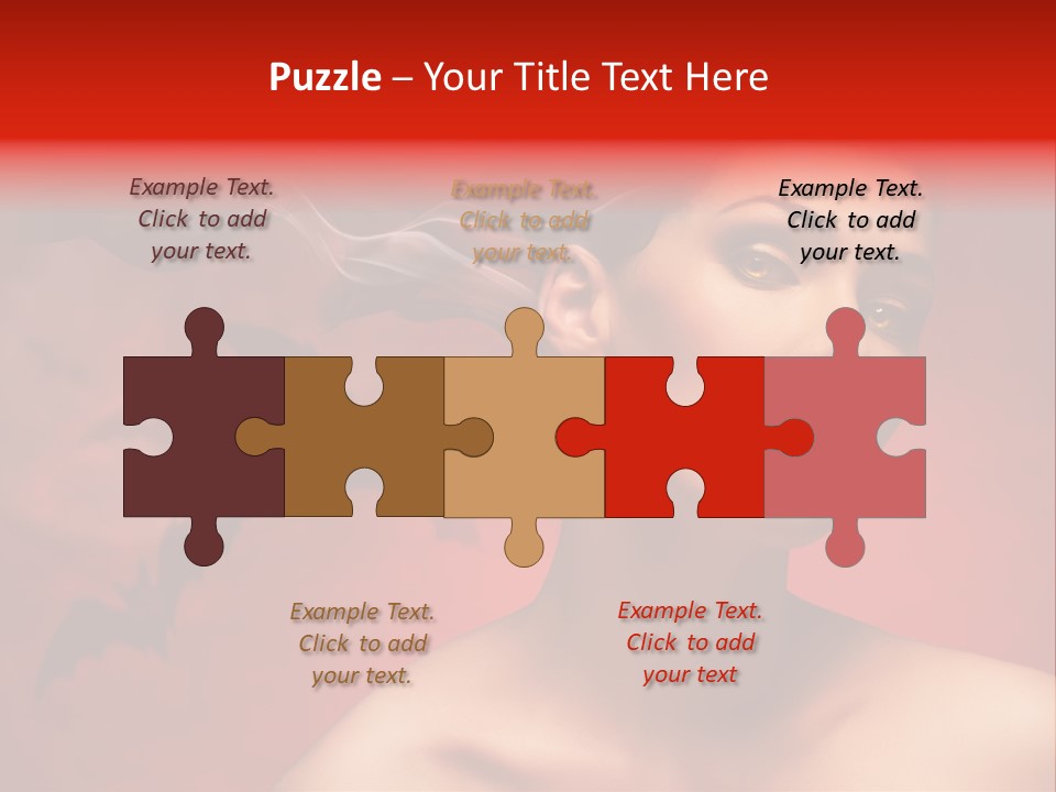 Caucasian Cruel Female PowerPoint Template