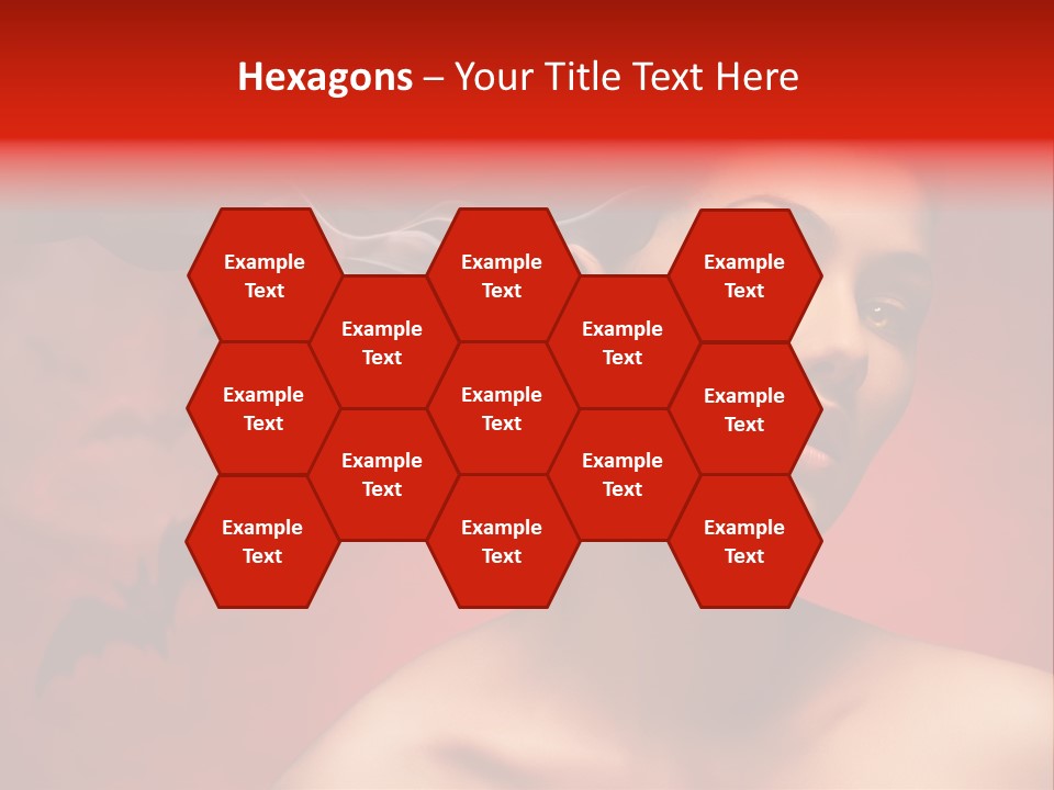 Caucasian Cruel Female PowerPoint Template