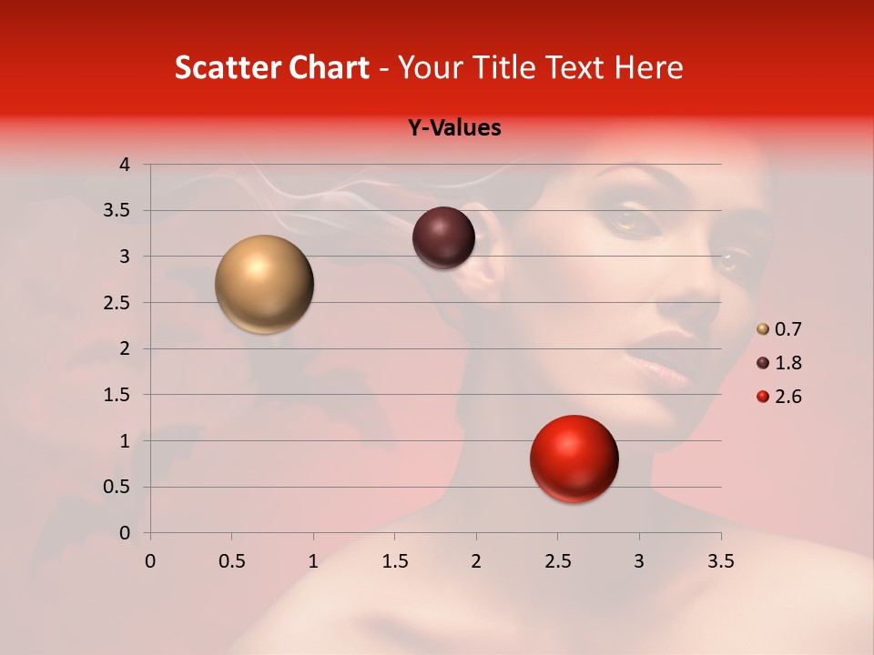 Caucasian Cruel Female PowerPoint Template