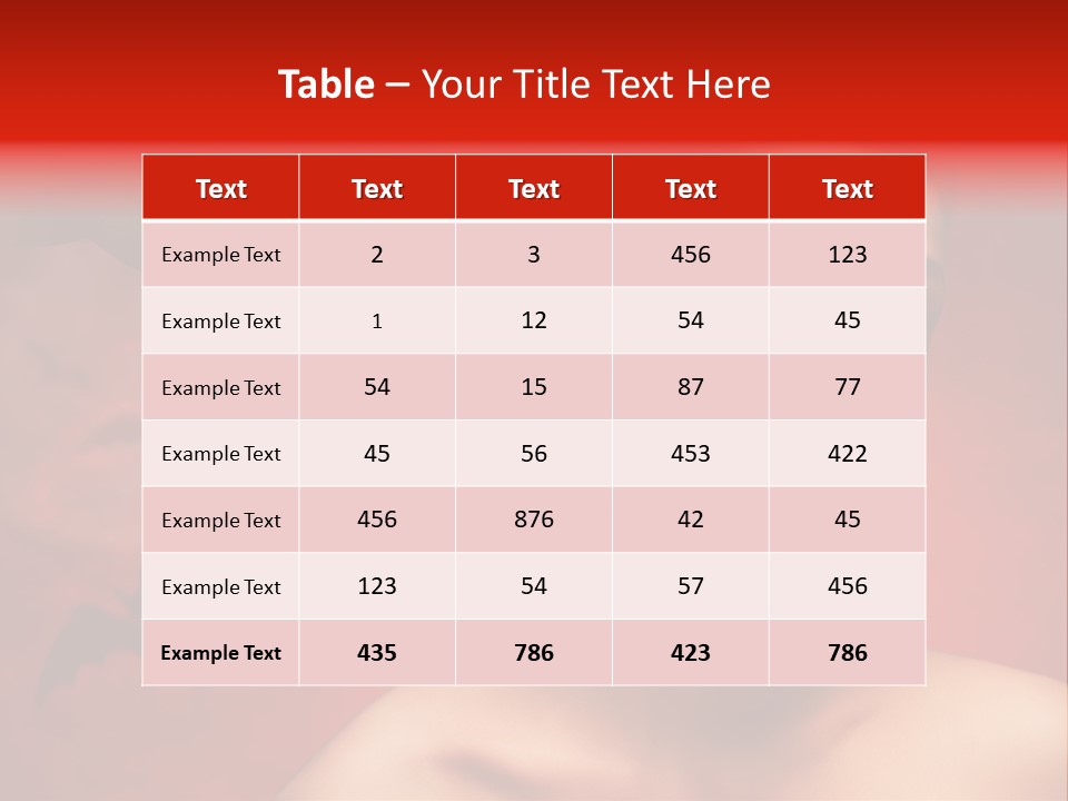 Caucasian Cruel Female PowerPoint Template