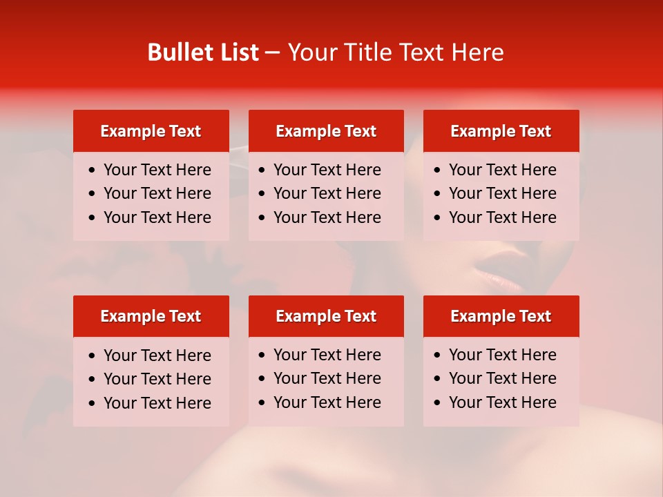 Caucasian Cruel Female PowerPoint Template