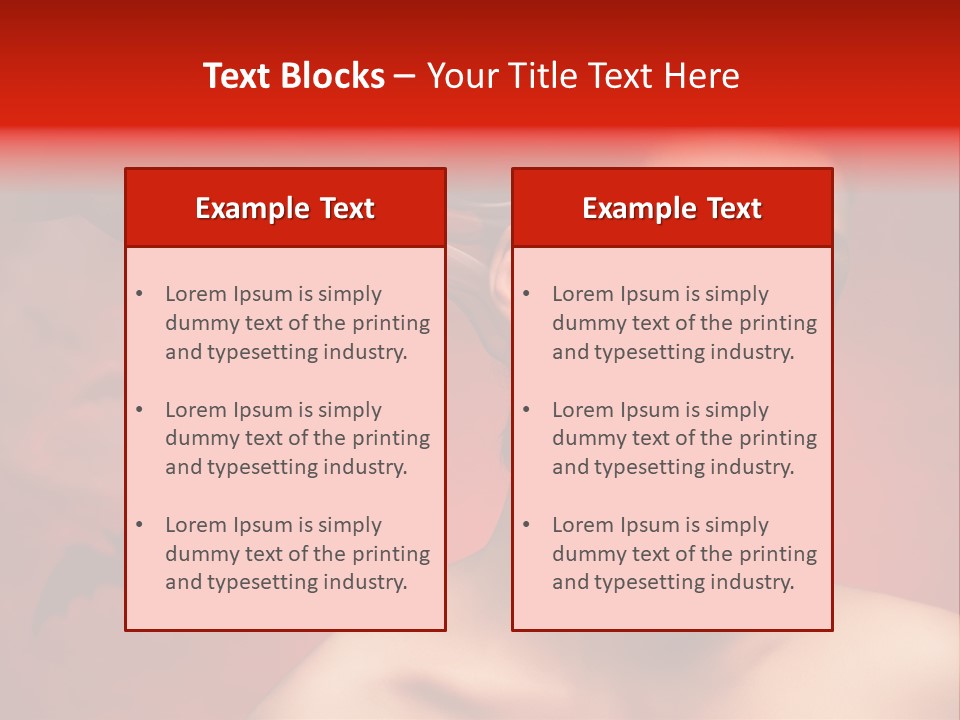 Caucasian Cruel Female PowerPoint Template