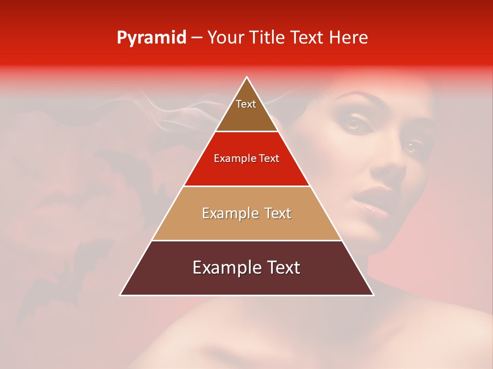 Caucasian Cruel Female PowerPoint Template