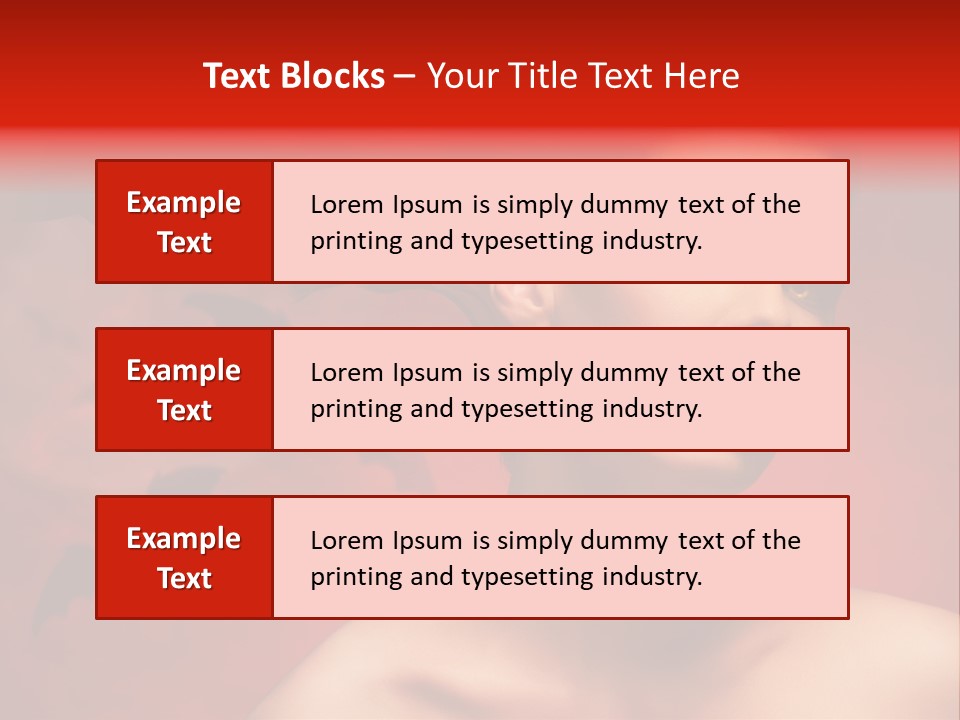 Caucasian Cruel Female PowerPoint Template