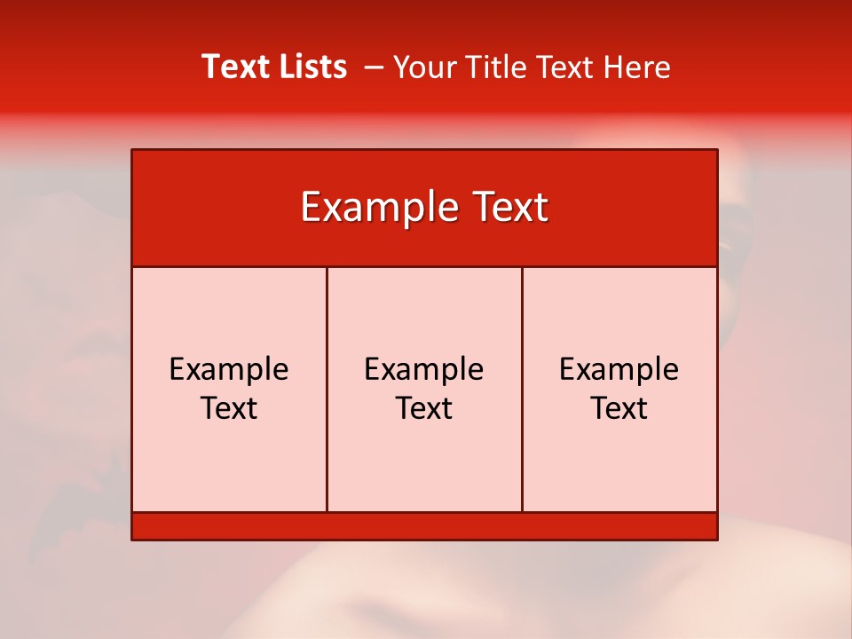 Caucasian Cruel Female PowerPoint Template