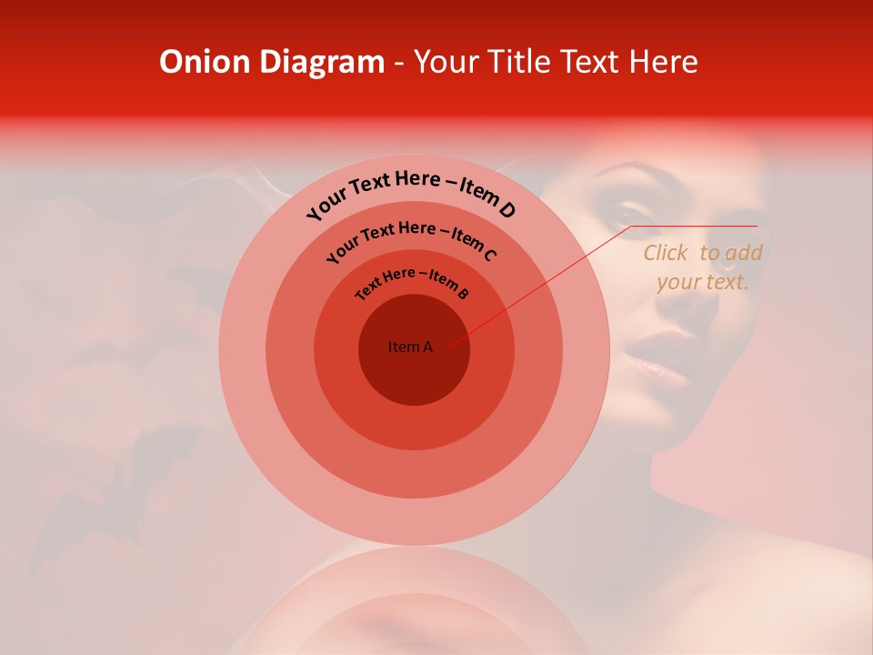 Caucasian Cruel Female PowerPoint Template