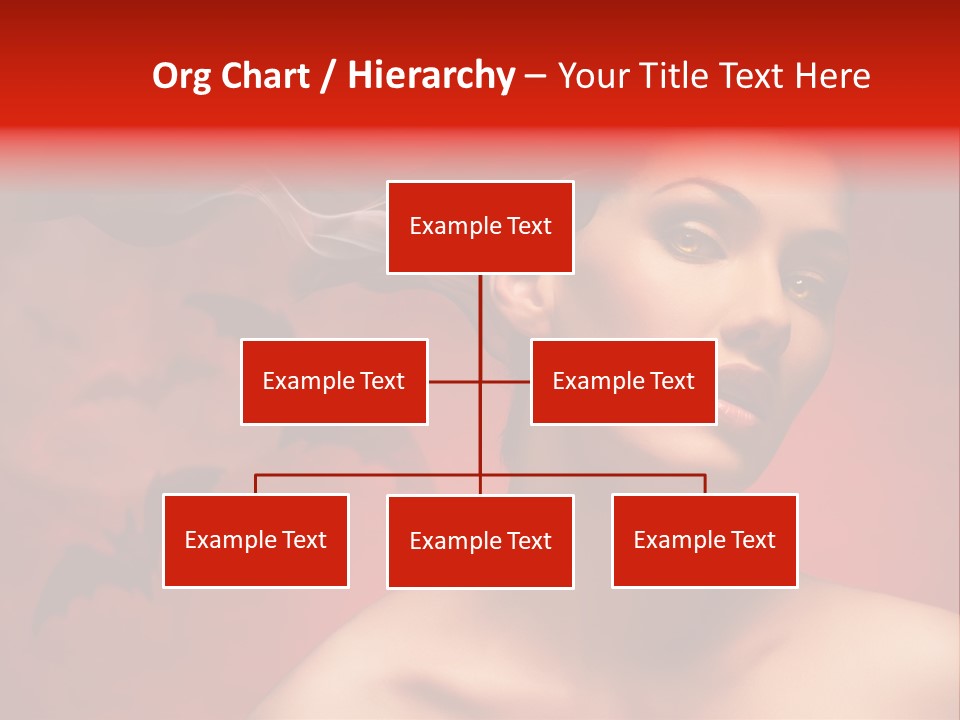 Caucasian Cruel Female PowerPoint Template