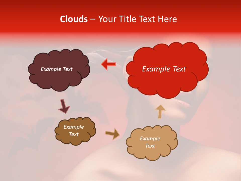 Caucasian Cruel Female PowerPoint Template